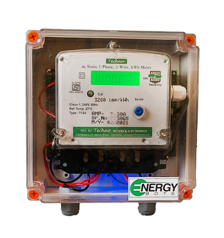IOT Single Phase Meter Smart Electricity Meters EnergyBots