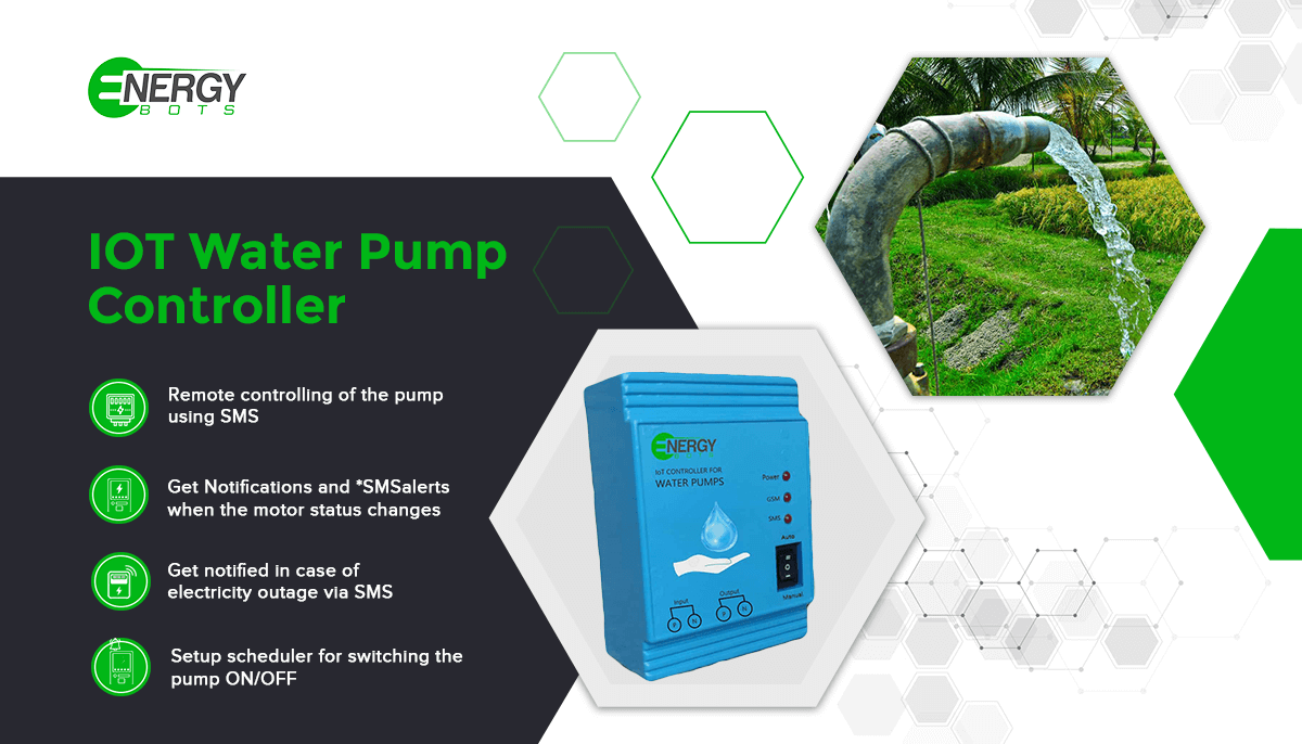 IOT Water Pump Controller with water level sensor