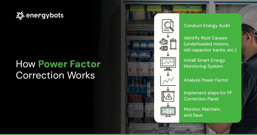 How to conduct a power factor correction in industries