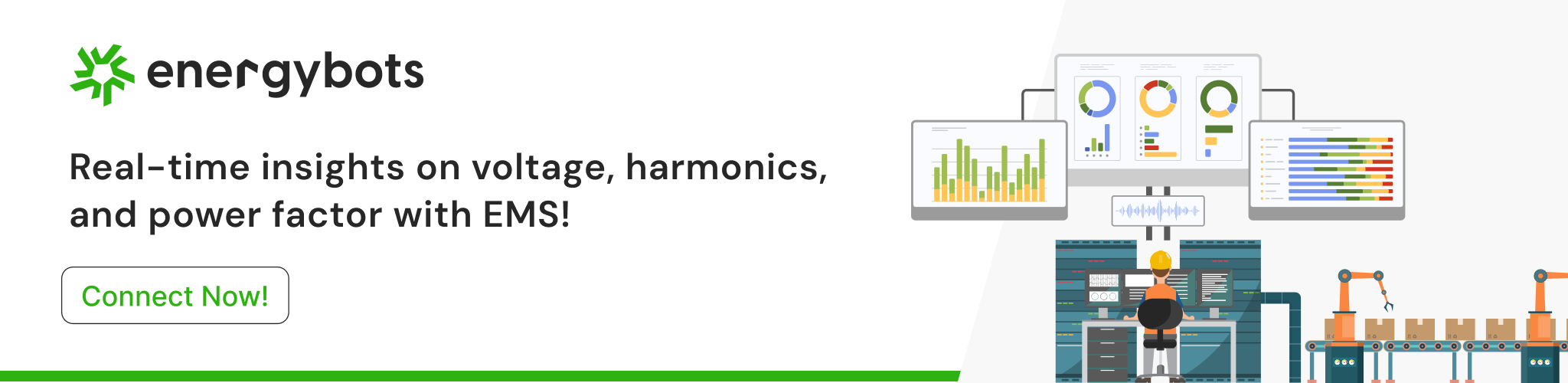 Real-time insights on voltage, harmonics, and power factor with EMS!