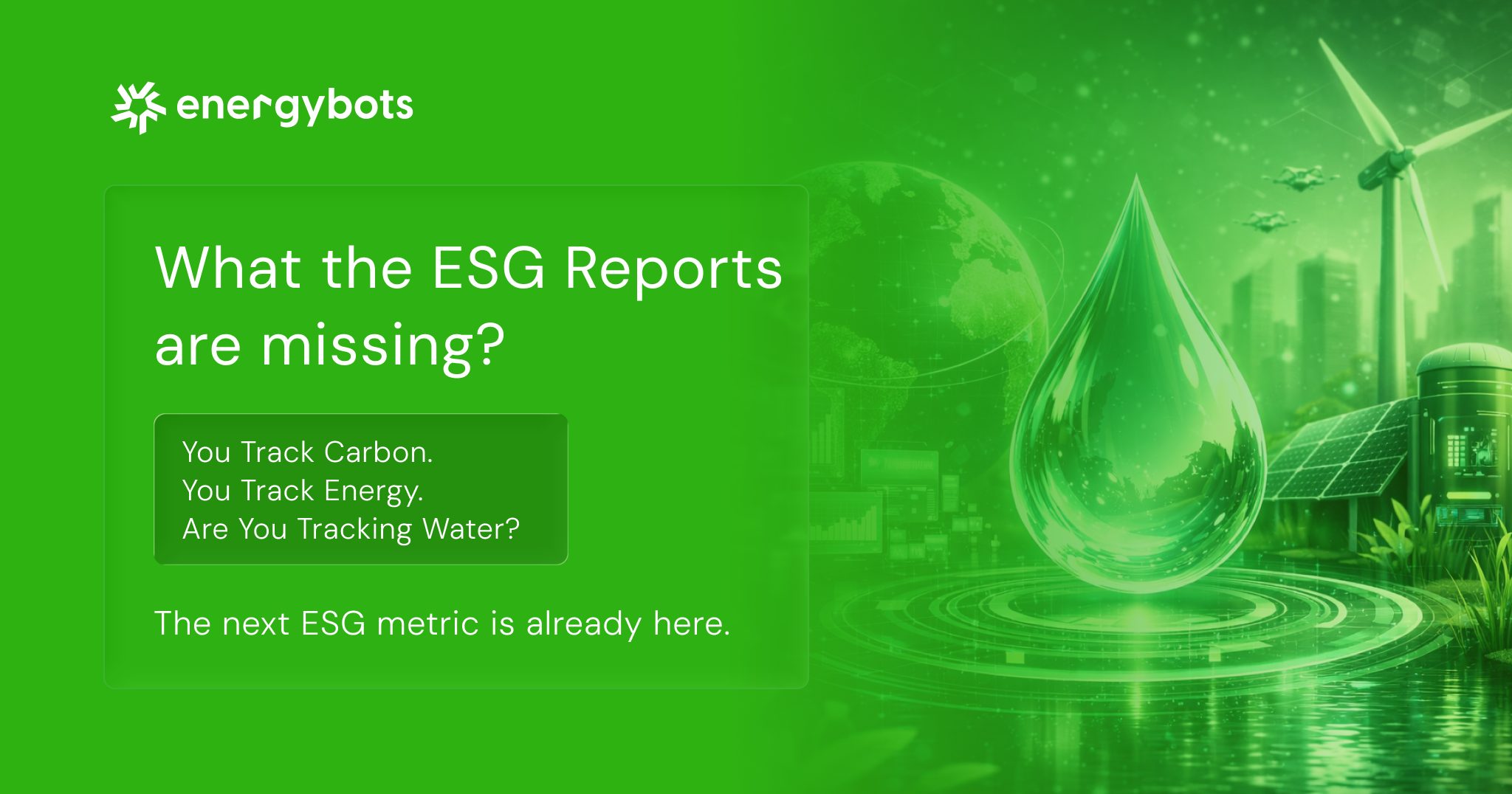 Role of water in ESG Reporting